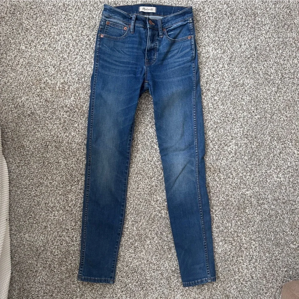 Madewell 9 Inch High Rise Skinny Jeans Denim Stretch Casual 24